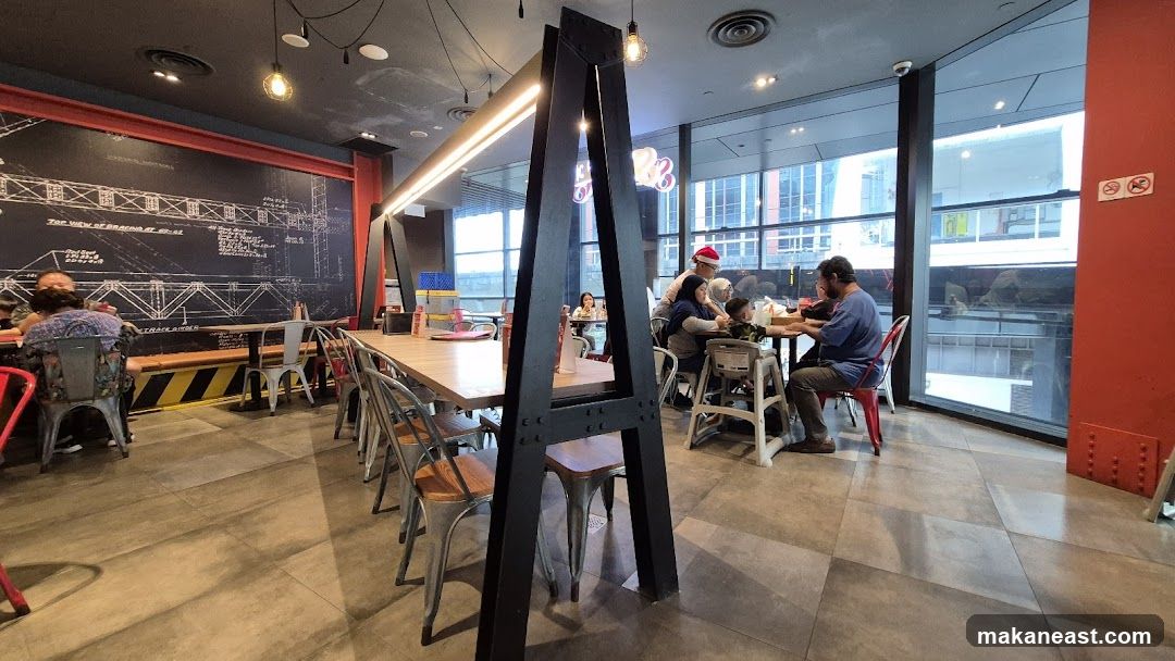 Restaurant Interior with Diners