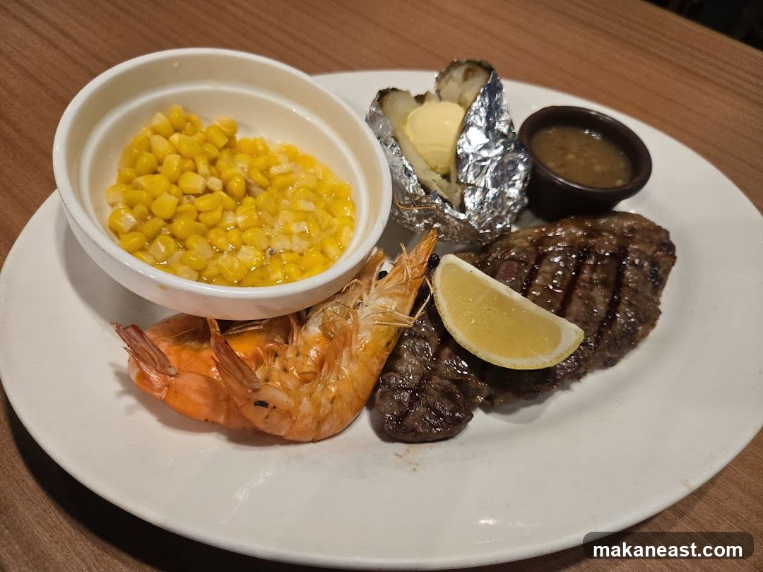 Steak and Shrimp Dinner