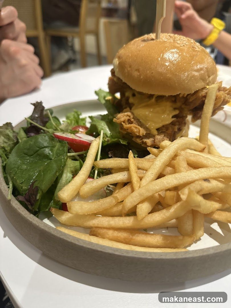 Burger and Fries