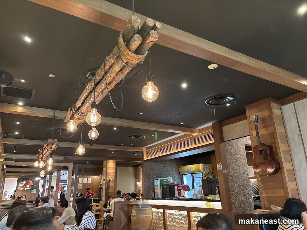 Restaurant Interior with Rustic Decor