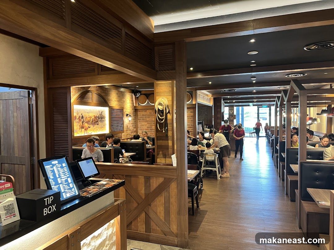 Restaurant Interior with Western Theme