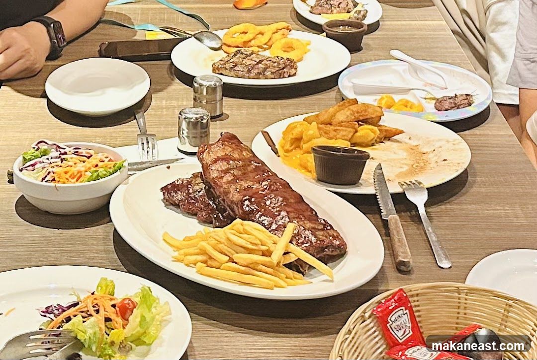 Steak Dinner with Fries and Salad