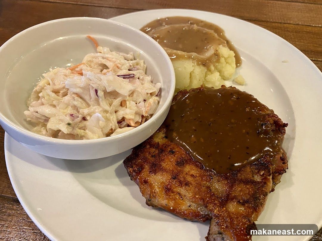 Chicken dish with sides