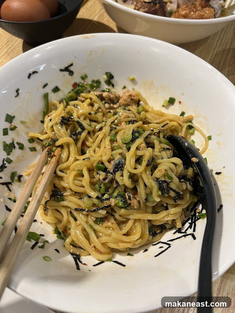 Noodles with Toppings