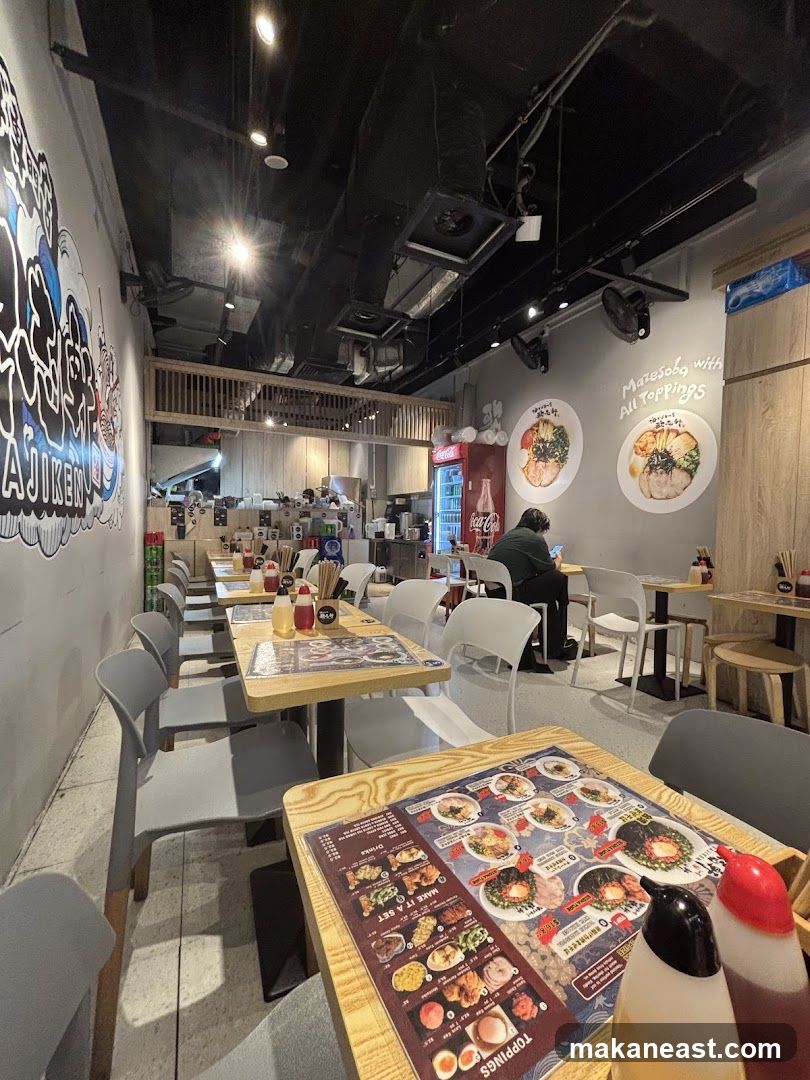 Ramen Restaurant Interior