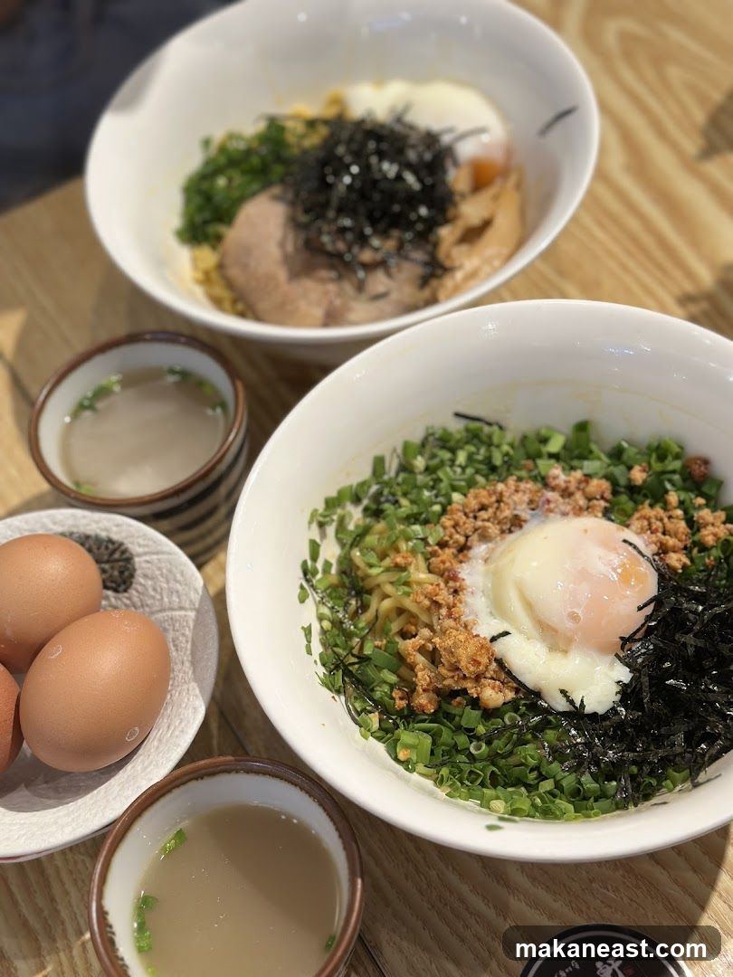 Noodles with Egg and Toppings