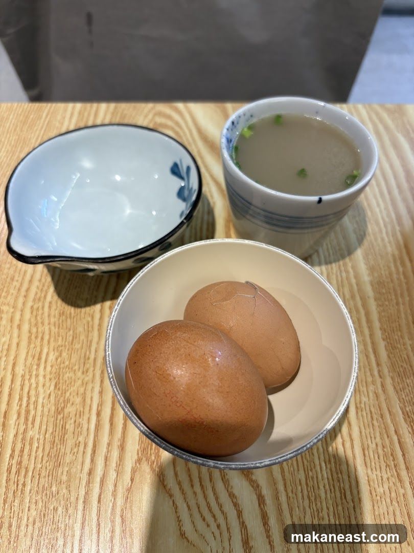 Boiled Eggs and Soup