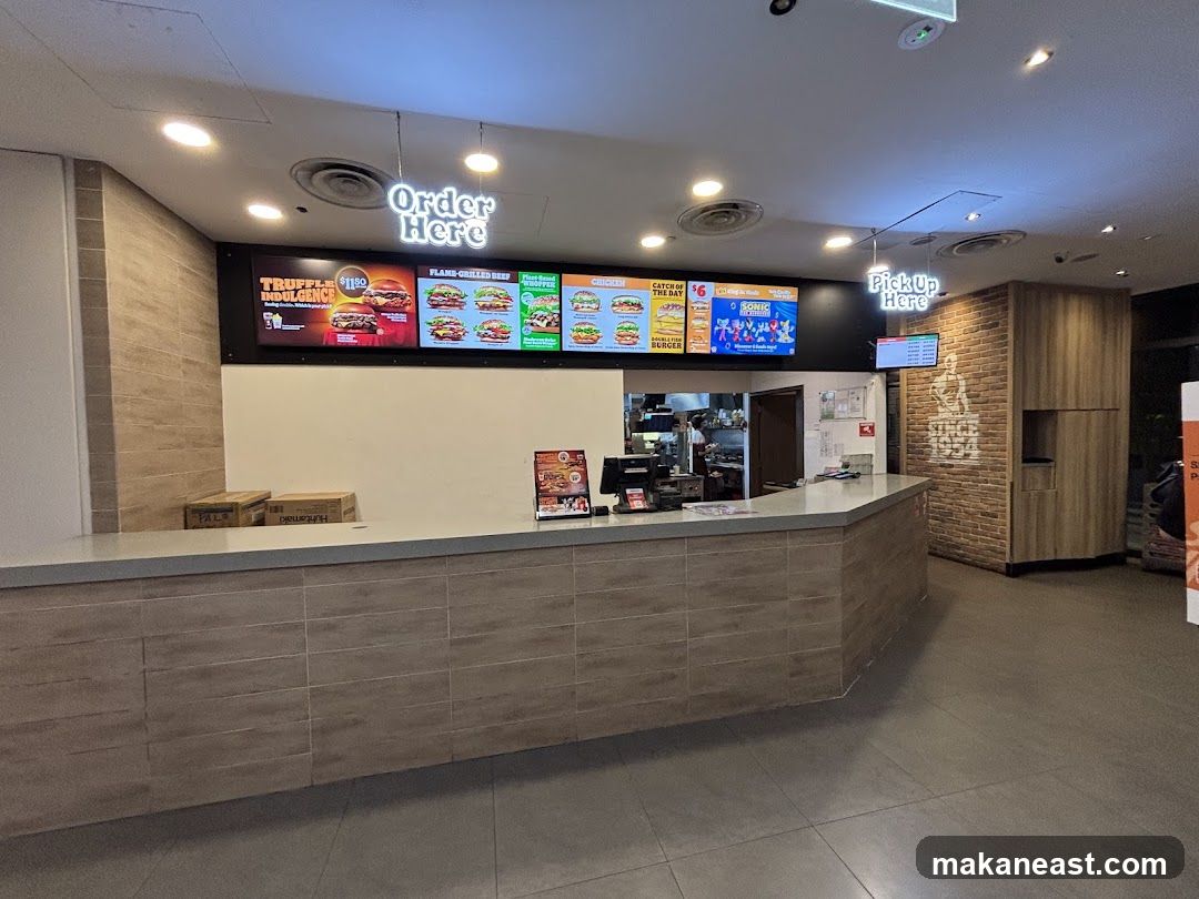 Fast Food Restaurant Counter