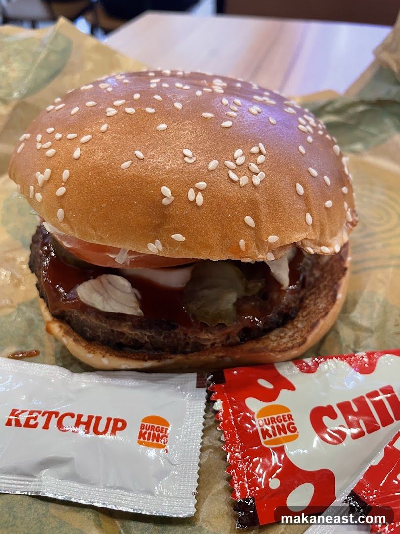 Burger with Condiments