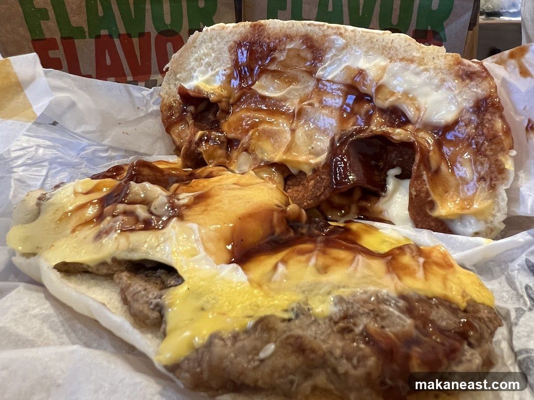 Burger with Cheese and Sauce