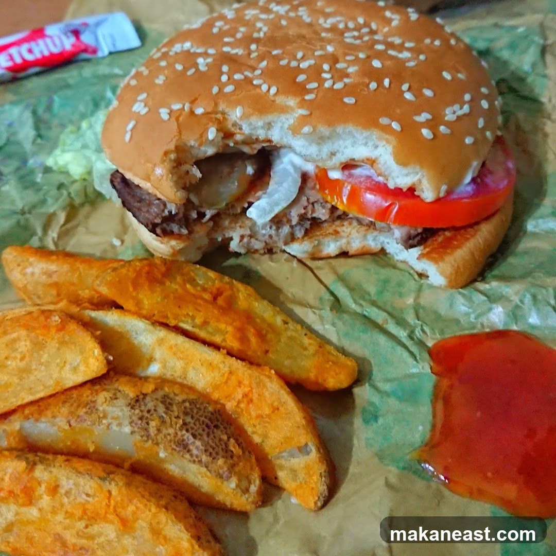 Burger and Fries