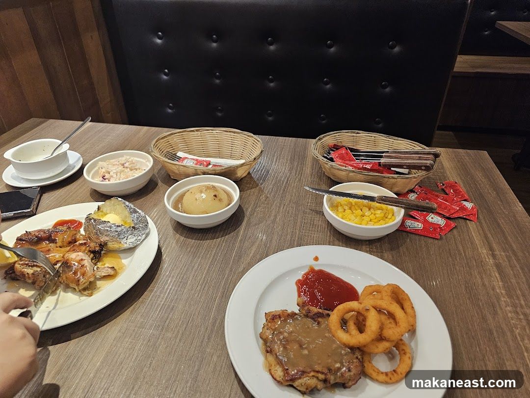 Table with food