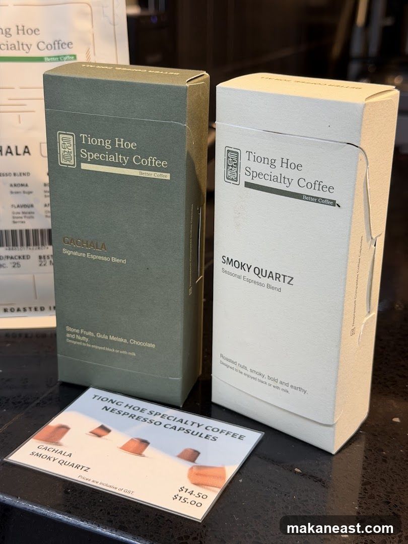 Tiong Hoe Specialty Coffee Nespresso Capsules