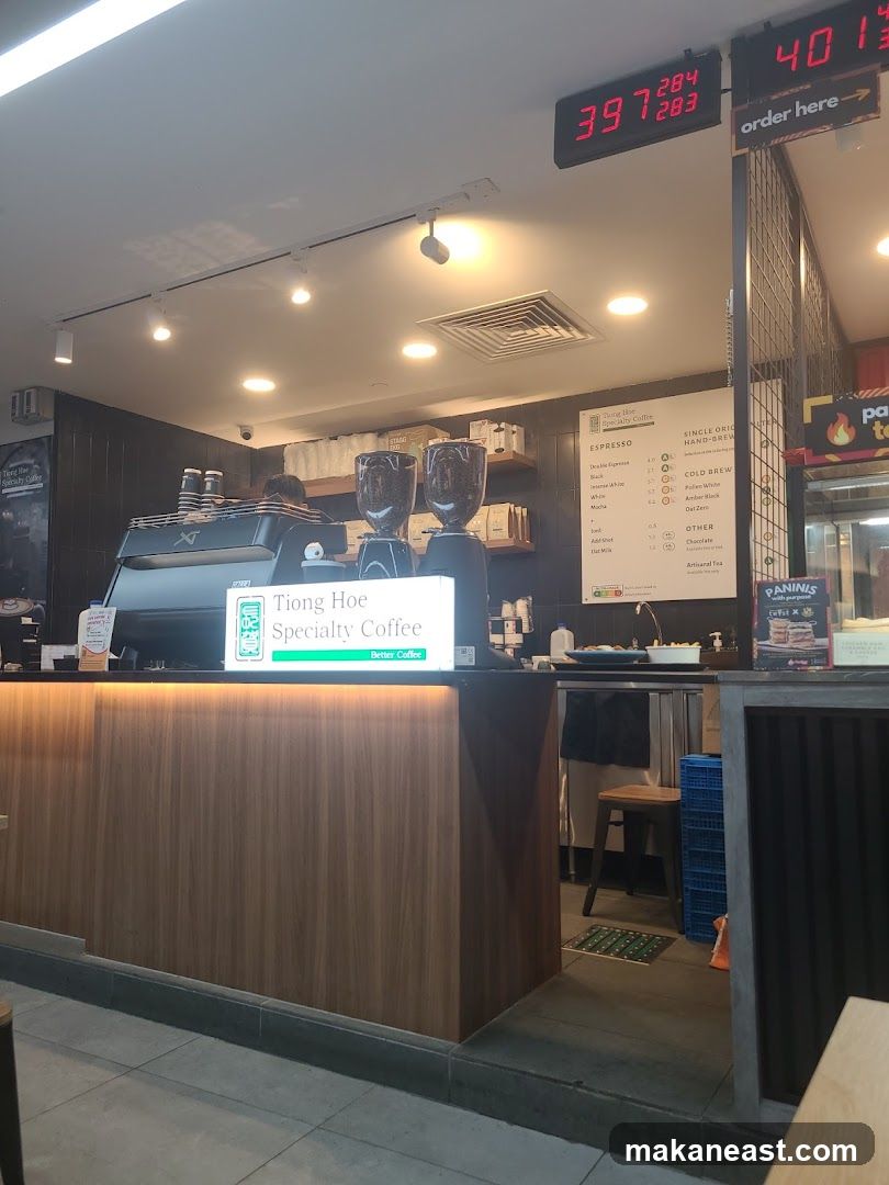 Tiong Hoe Specialty Coffee Menu