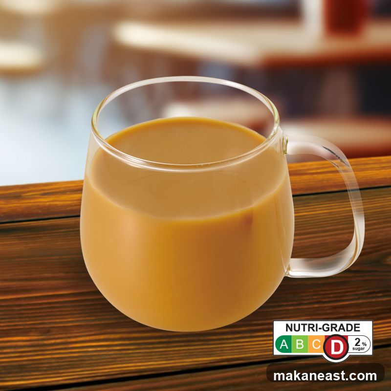 Coffee with Nutri-Grade Label