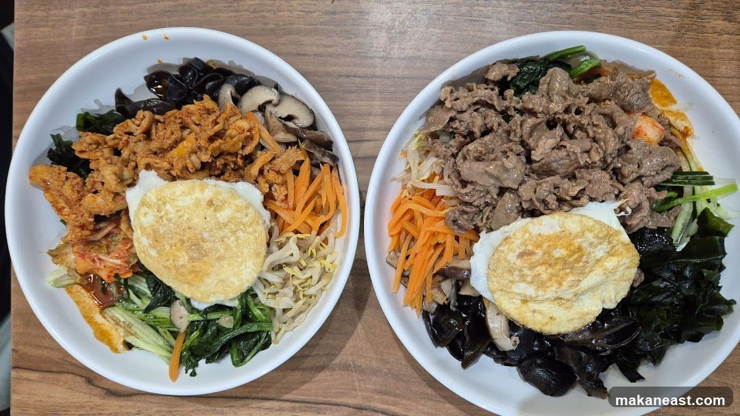 Two Bowls of Bibimbap