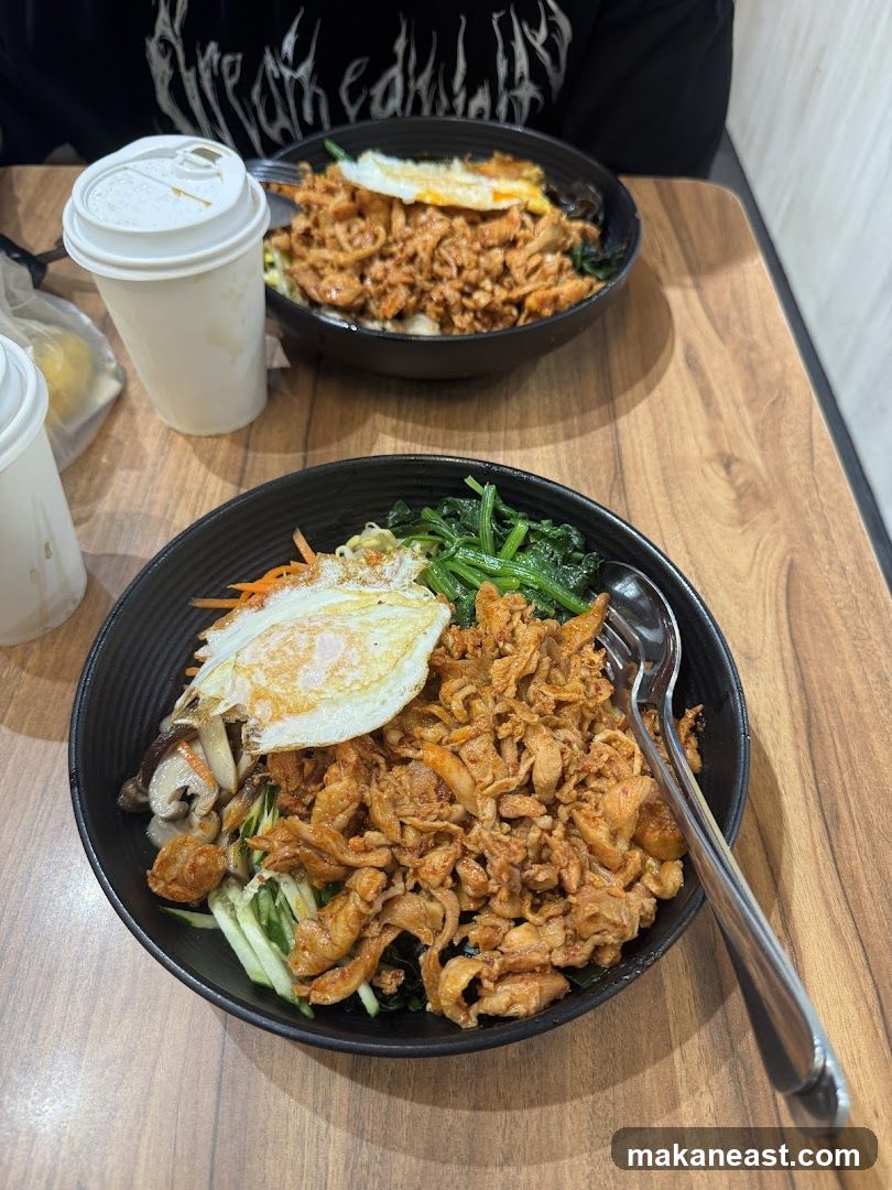 Two Bowls of Bibimbap