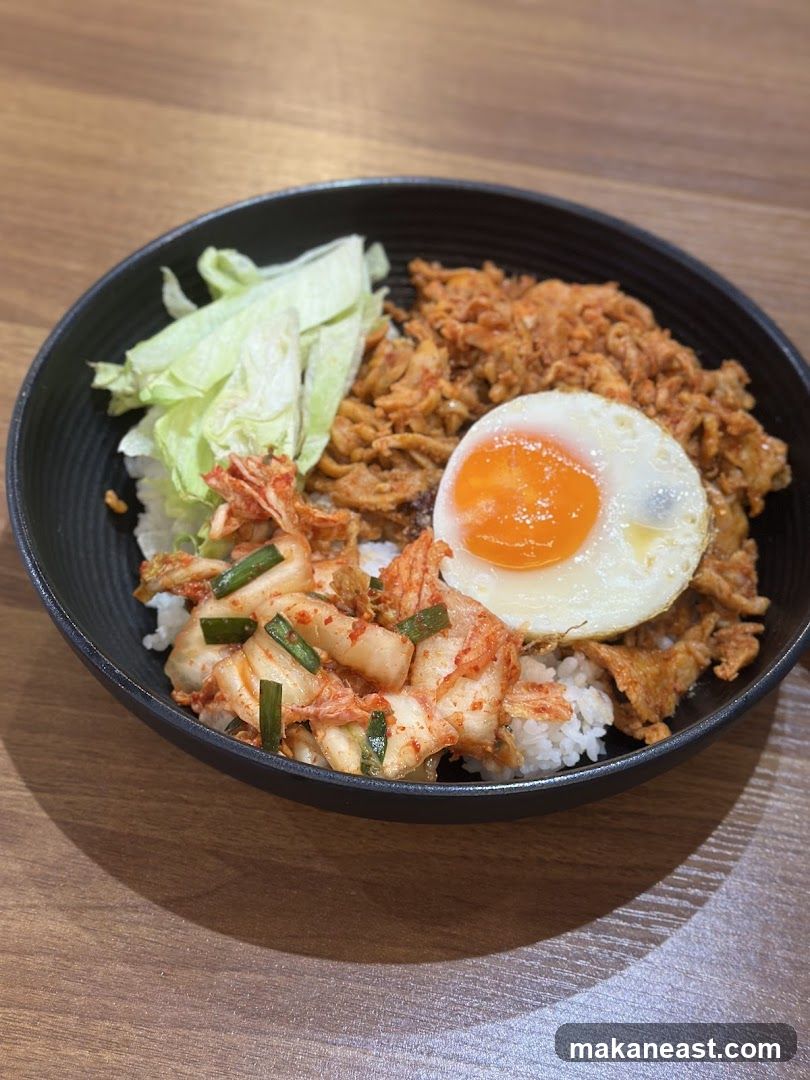 Kimchi Rice Bowl with Fried Egg
