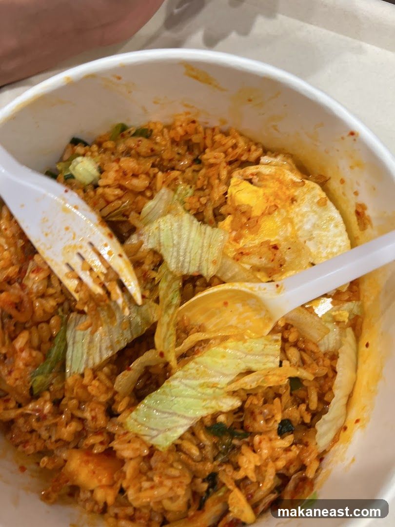 Kimchi Fried Rice with Egg