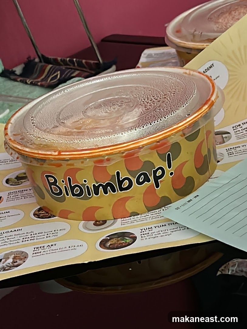 Bibimbap Takeout Container