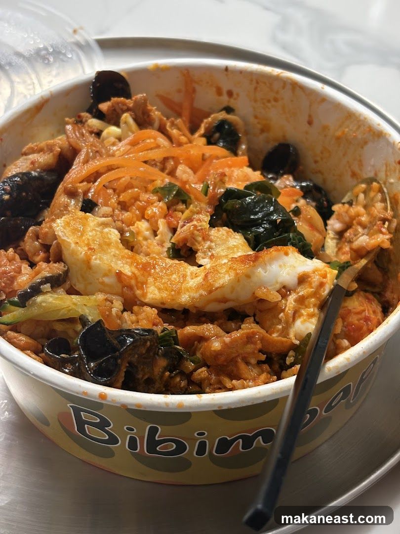 Bibimbap in a Bowl