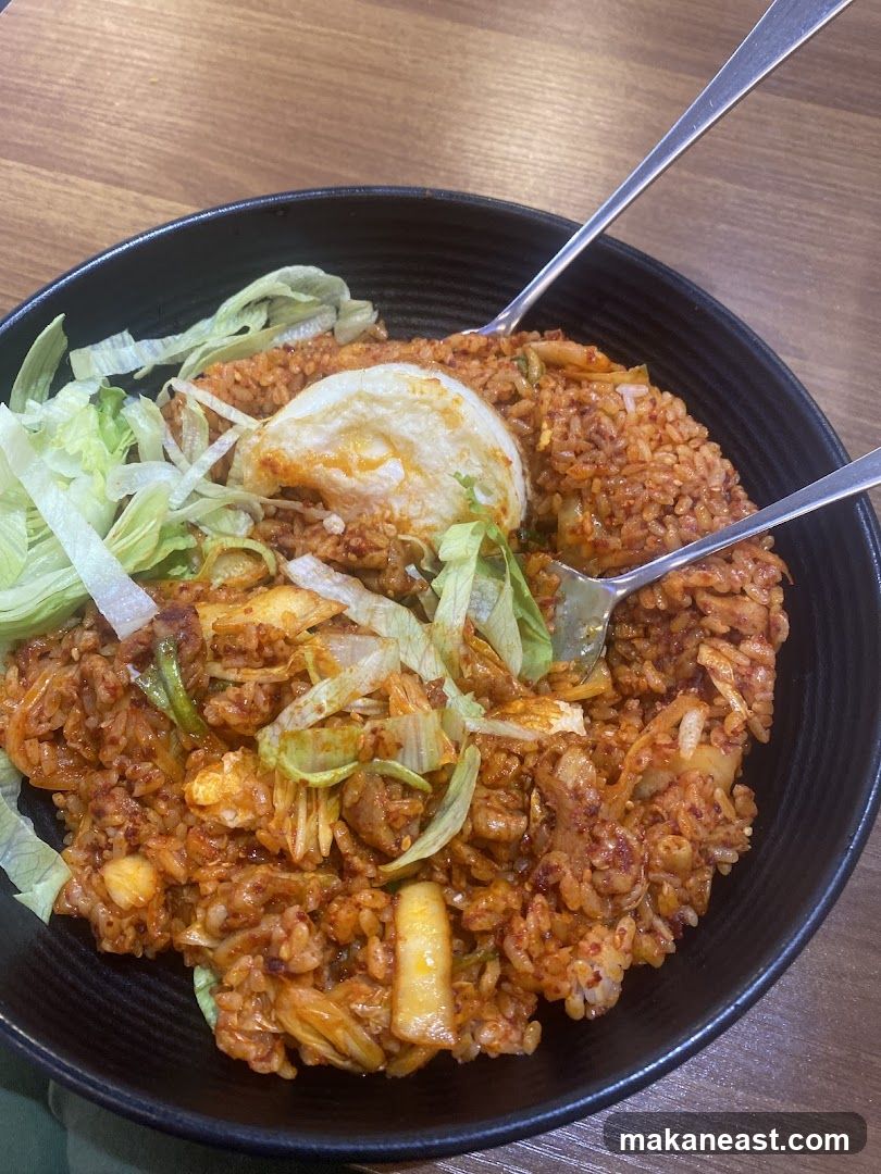 Kimchi Fried Rice with Egg