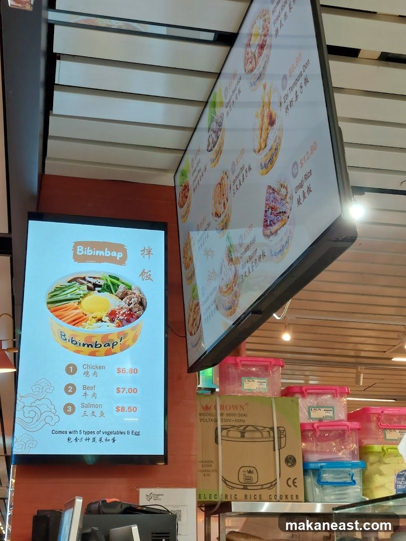 Bibimbap Menu