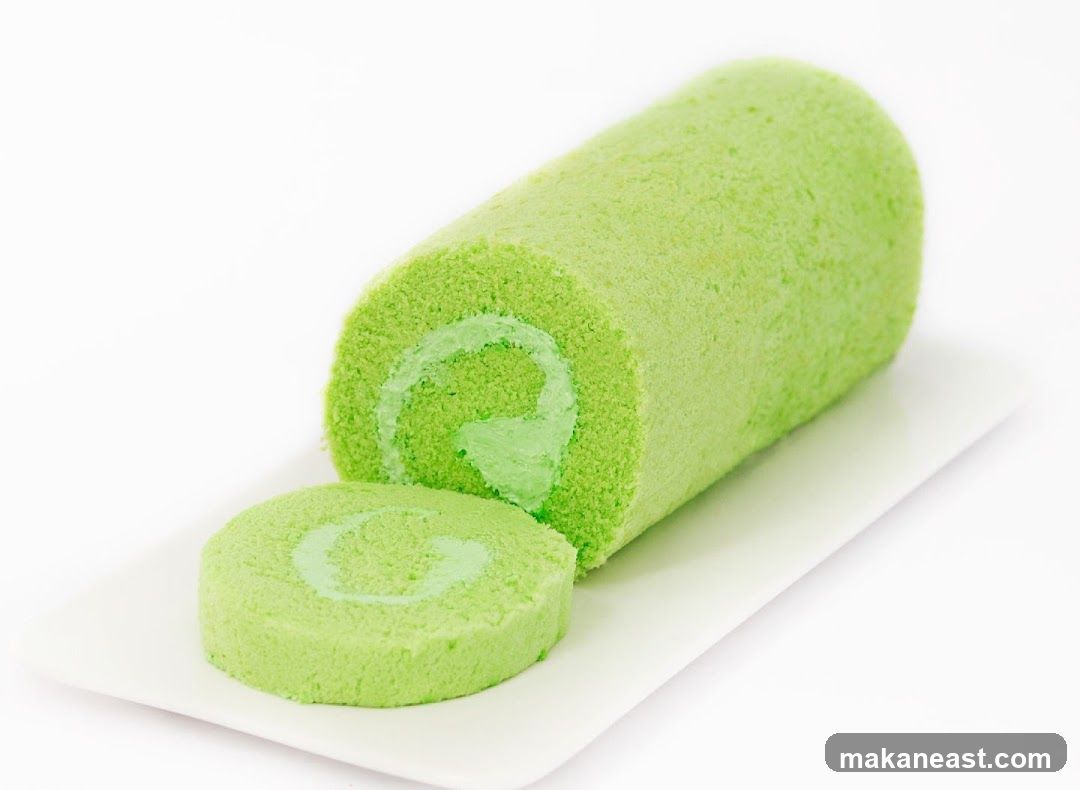 Pandan Swiss Roll