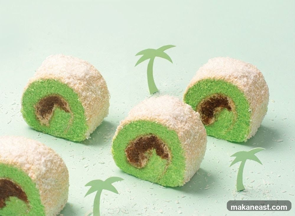 Coconut Swiss Rolls