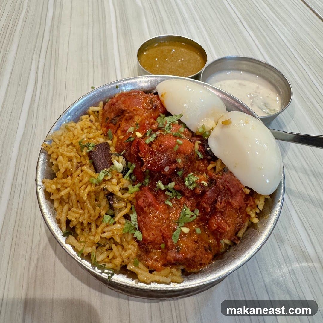 Chicken Biryani with Sides