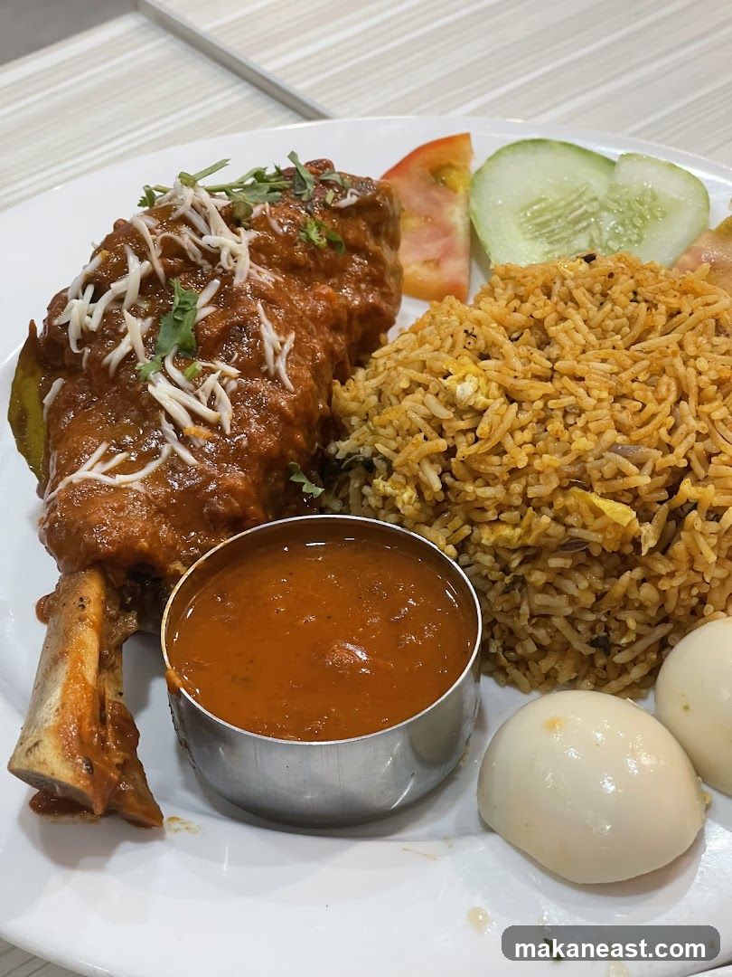 Lamb Shank with Rice and Eggs