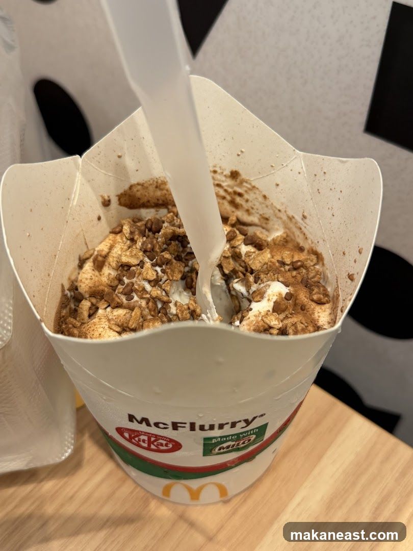 McFlurry with toppings