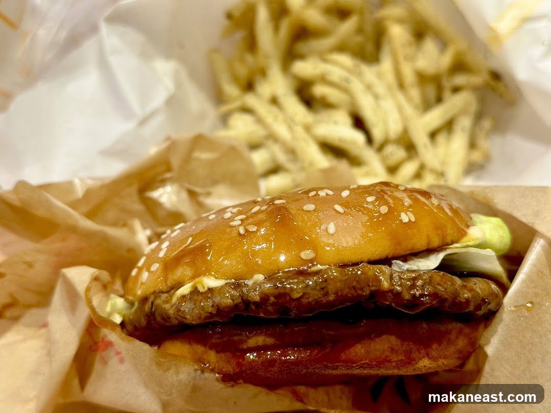Burger and Fries