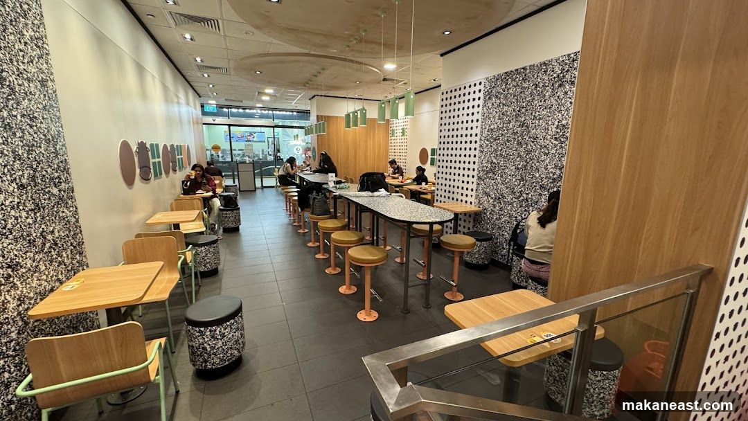 Modern Fast Food Restaurant Interior