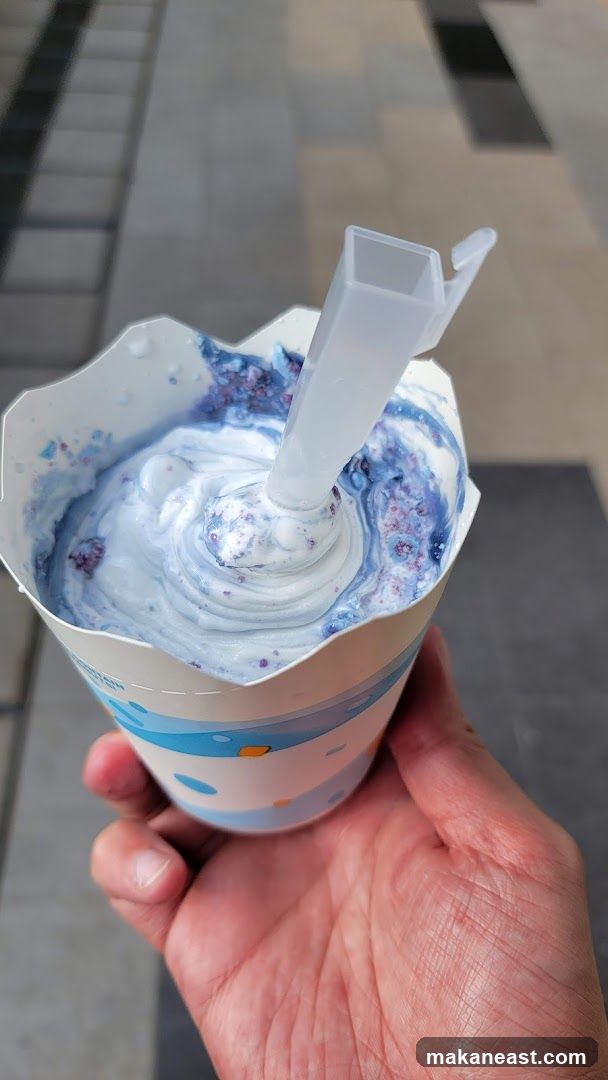 Blue Swirl Soft Serve