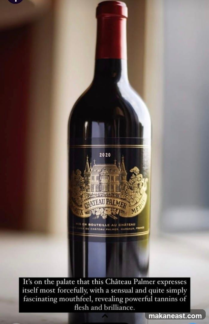 Chateau Palmer Wine Bottle