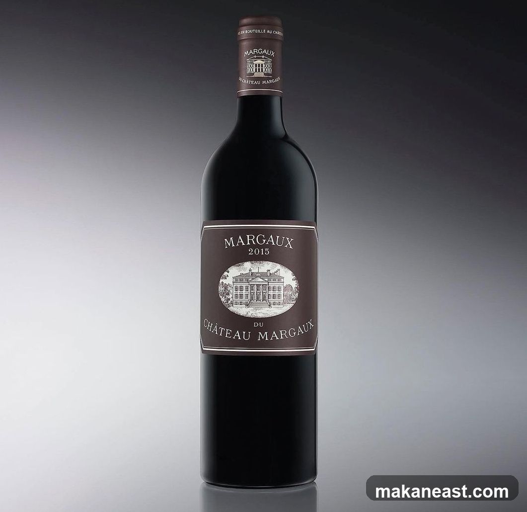 Chateau Margaux 2015 Wine Bottle