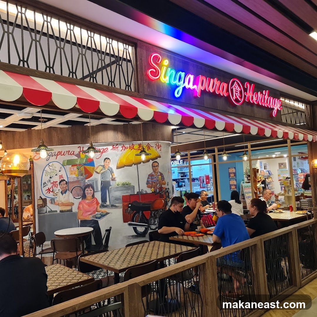 Restaurant Interior with Mural