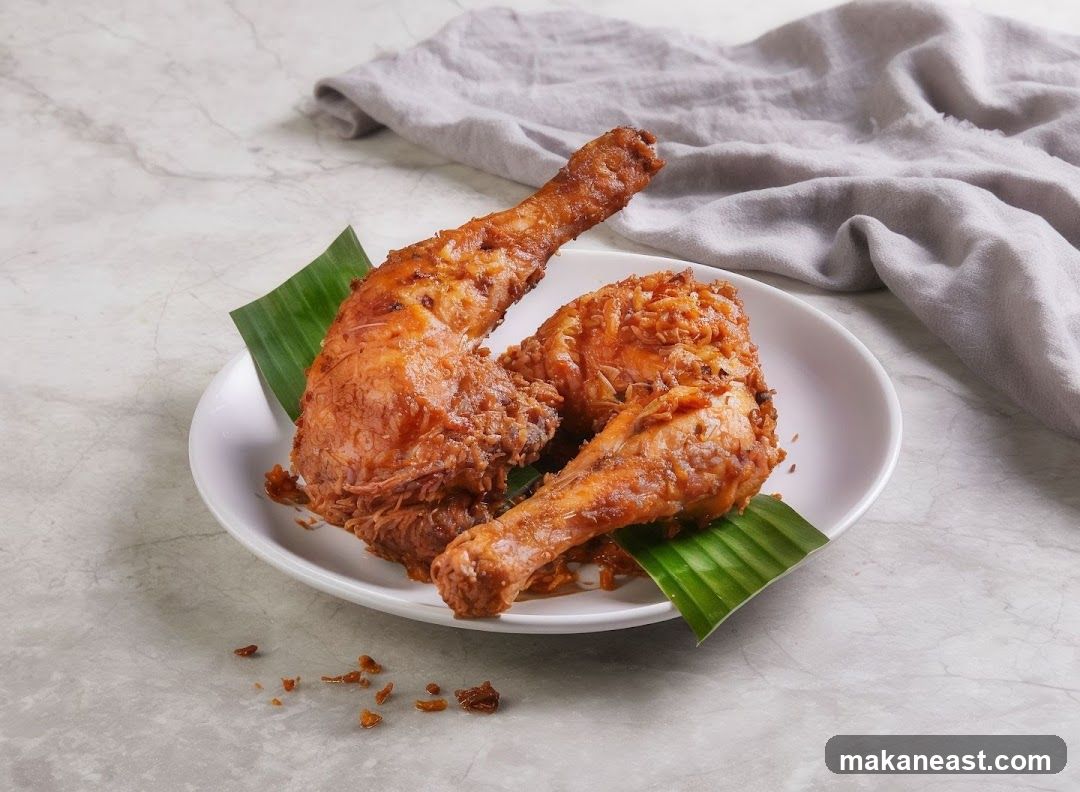 Fried Chicken on a Plate