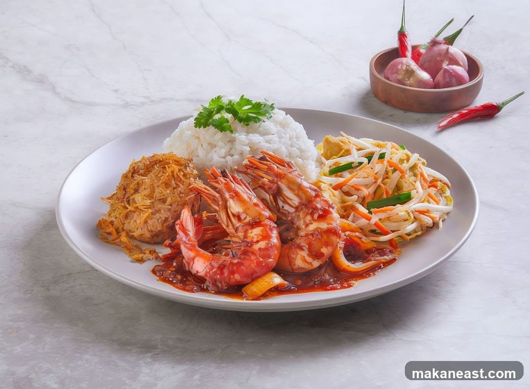 Shrimp and Rice Platter