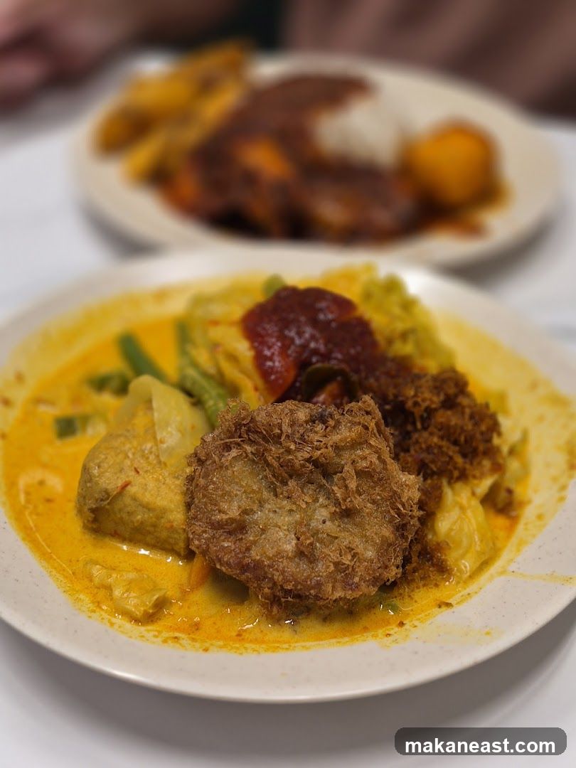 Nasi Lemak with Fried Chicken