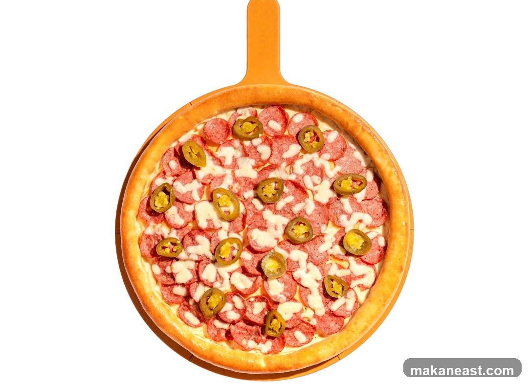 Pepperoni and Jalapeno Pizza