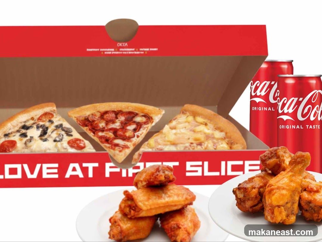 Pizza, Wings, and Coca-Cola