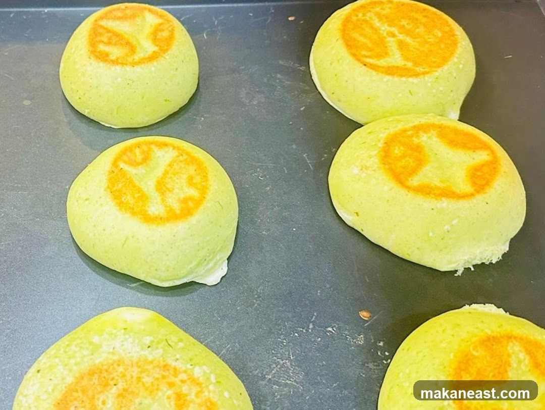 Green Buns with Star Imprint