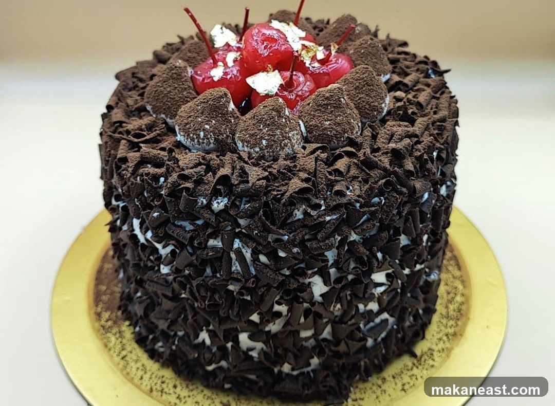 Chocolate Cake with Cherries
