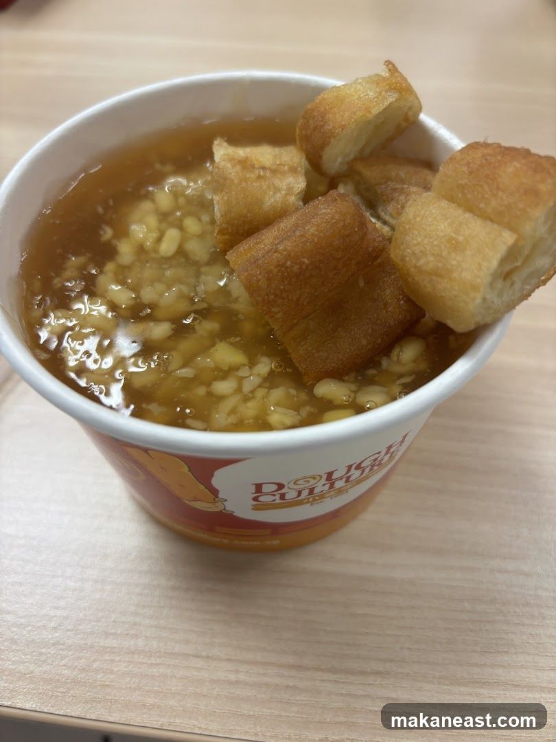 Sweet Bean Soup with Fried Dough Sticks