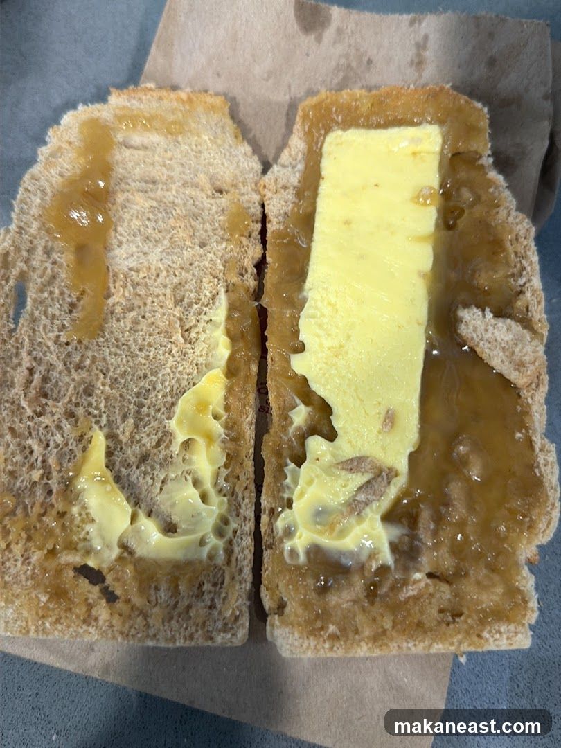 Toast with Butter and Jam