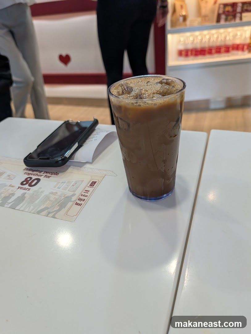 Iced Coffee on Table