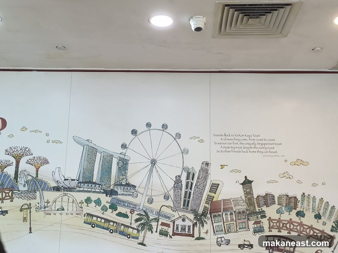 Singapore Skyline Mural
