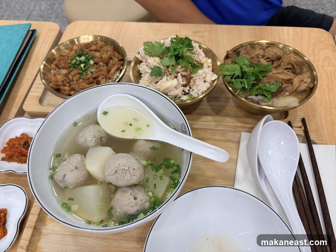 Table with various dishes